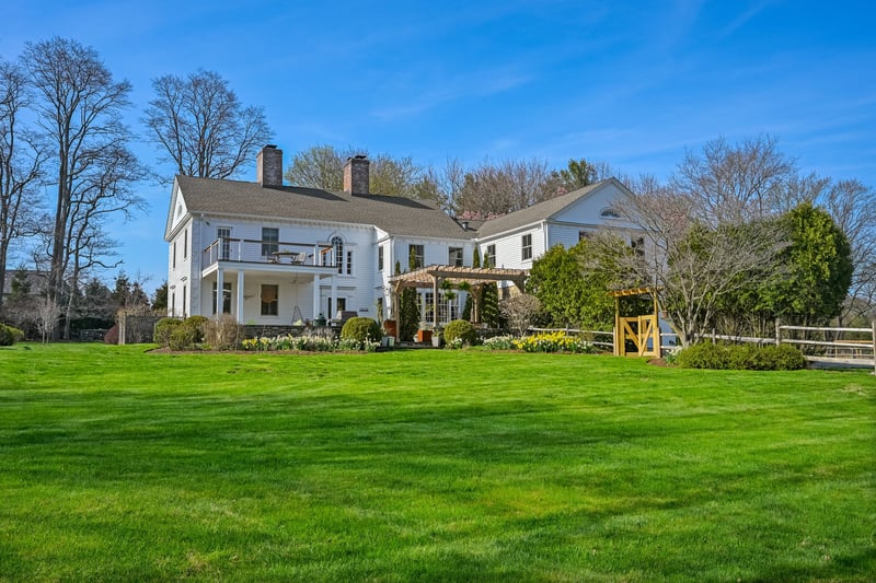 Sweeping backyard views