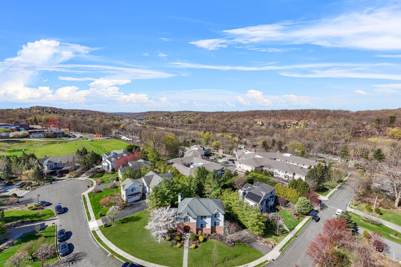 Aerial view featuring a residential view