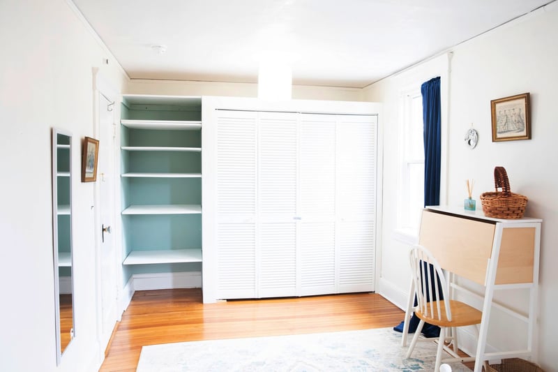 Second Bedroom Offers Large Closet and Built In Storage