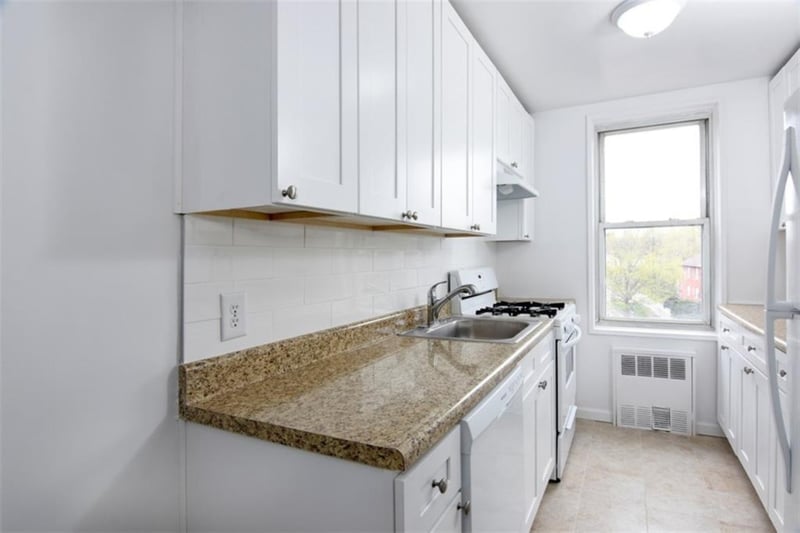 This full galley kitchen has an additional space for casual dining....