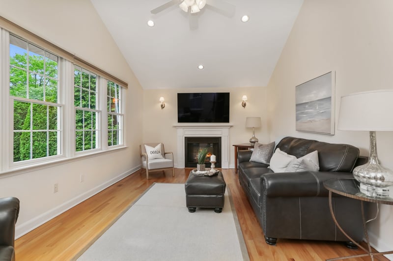 A second gas fireplace