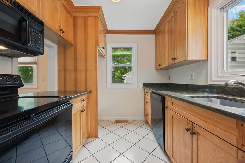 Galley Kitchen.