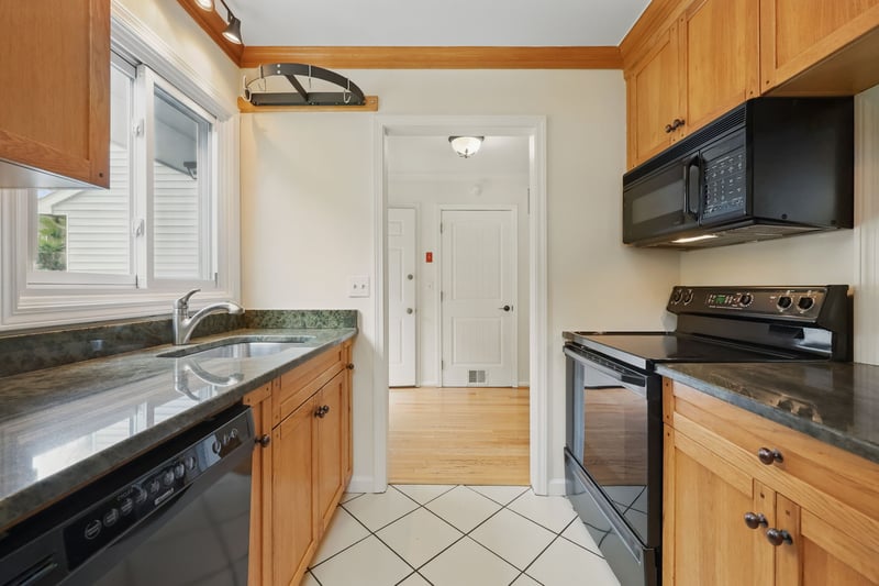 Easy access to deck and patio.