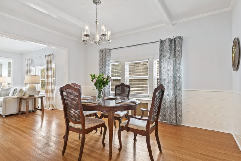 Don't you love the open, airy floor plan in these rooms?