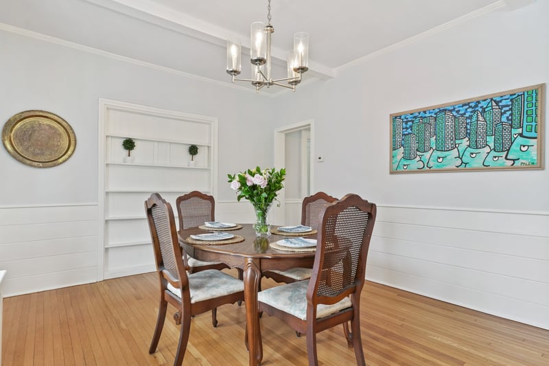 Classic built-ins to display china or other collectibles
