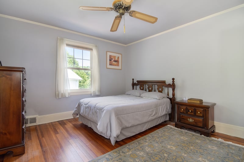 Enjoy a blank canvas to personalize and make this bedroom your very own!...