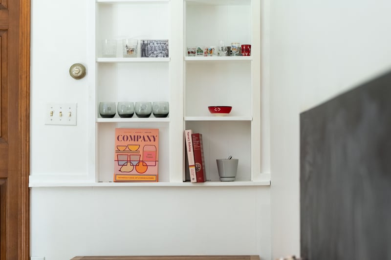 Detailed view of wood finished floors