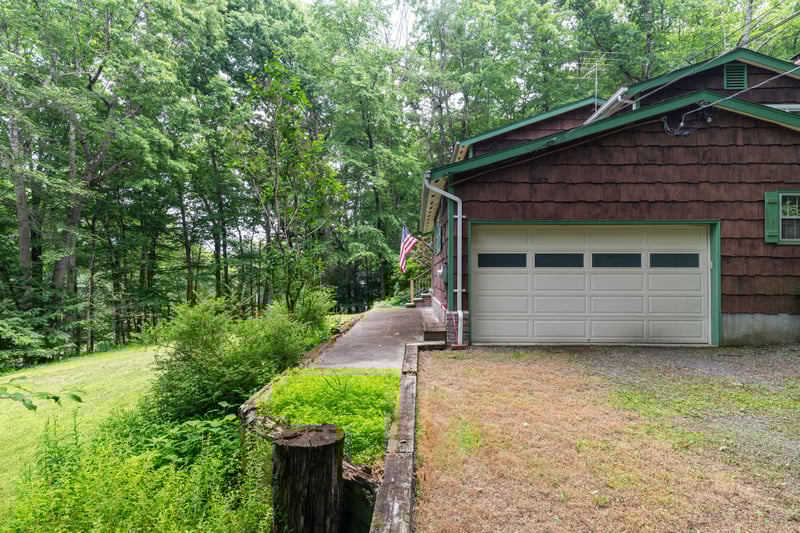 Two car garage