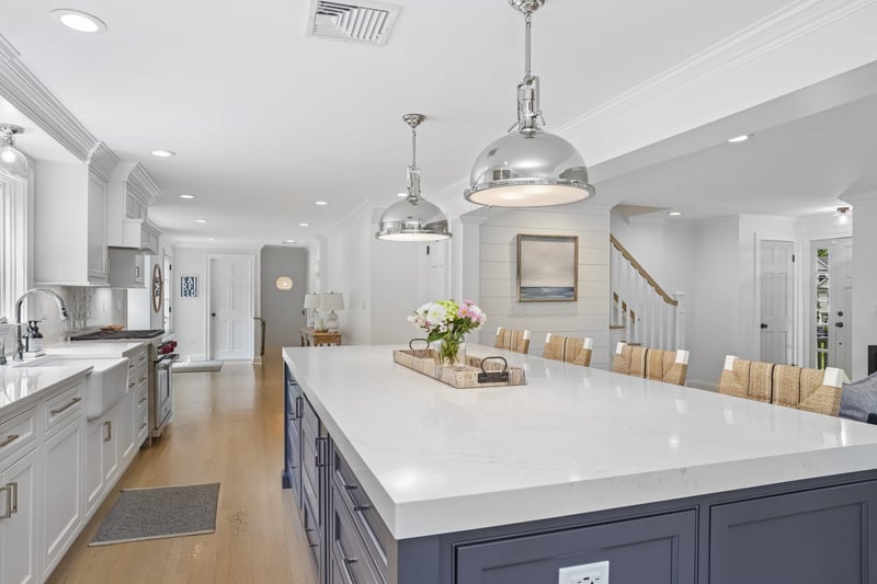 Extra thick 2" island counter