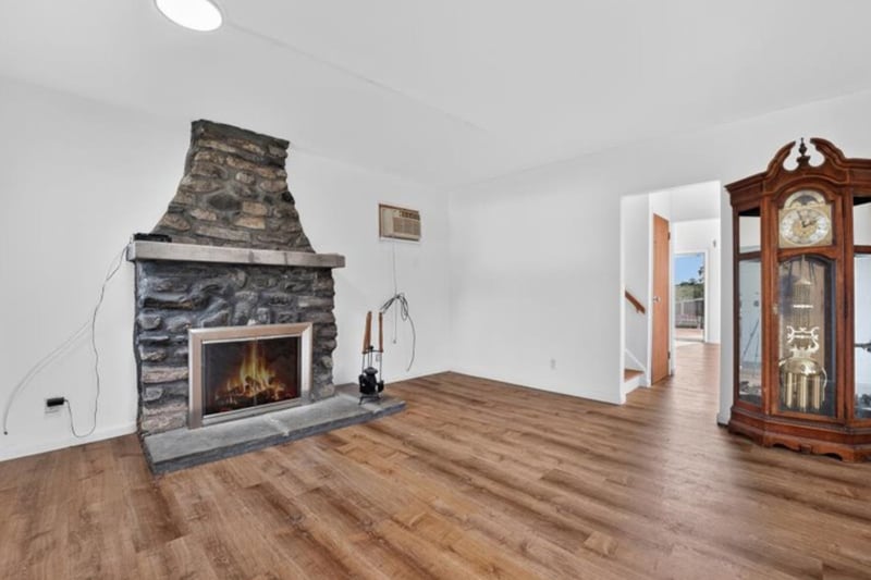 Stunning Stone Fireplace