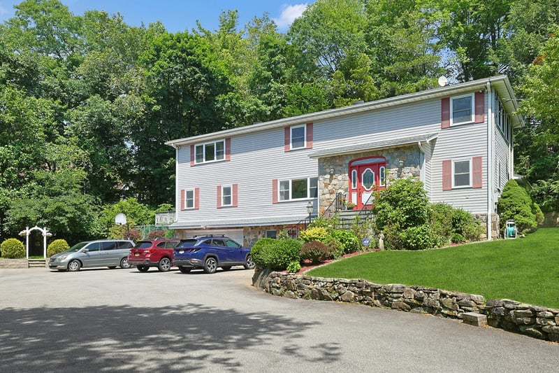 Plenty of parking in driveway and garage.