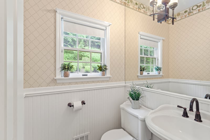 Powder Room on First Floor