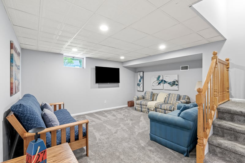 Lower Level Space, can be an office/den or additional entertaining