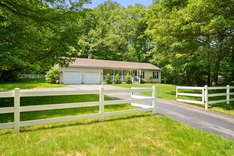 Attractive home with front porch