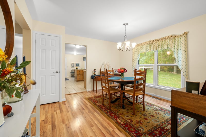 Dining room off kitchen