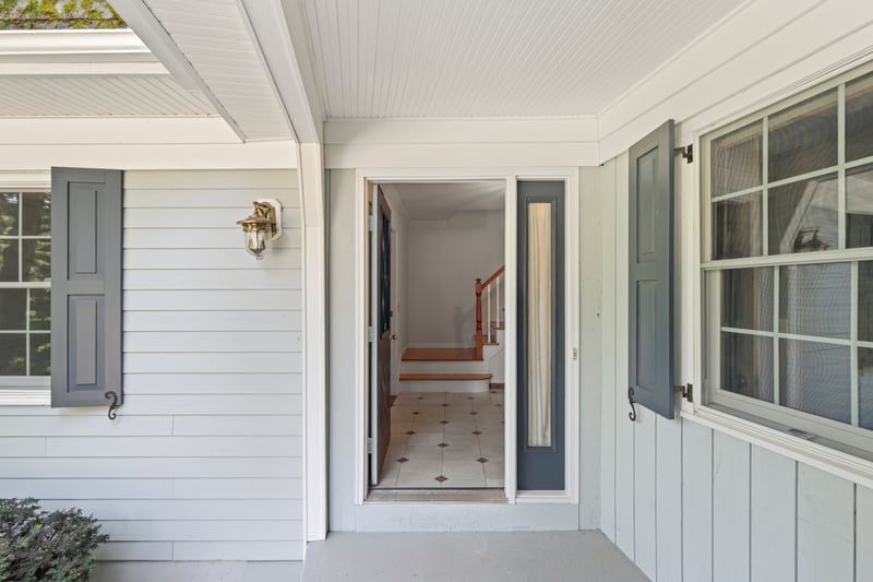 Doorway to property