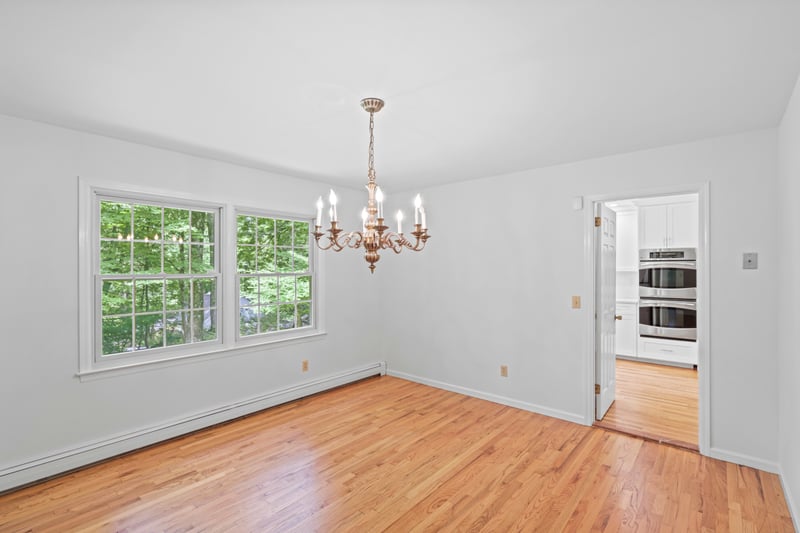 Beautiful Hardwood Floors in the Formal Dining Room