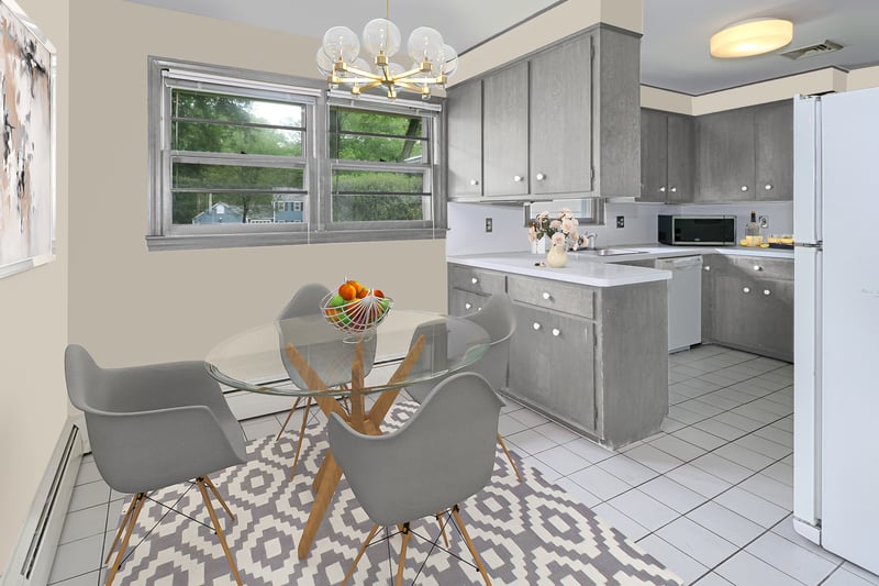 Imagine a light and bright kitchen refresh.