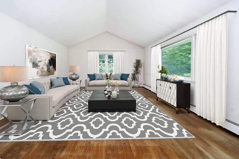 So much space to work with to create your perfect living room.