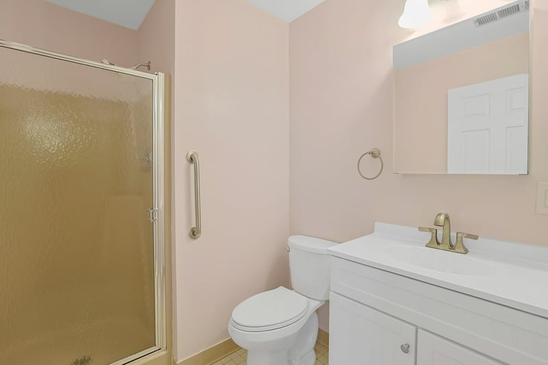 Hall Bathroom with shower