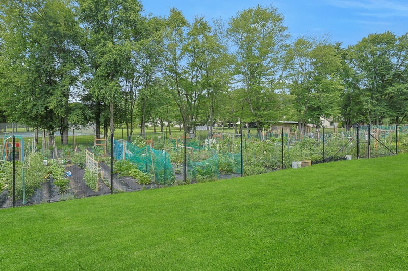 View of yard featuring a vegetable garden