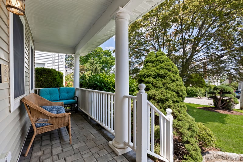 Relax on the front porch