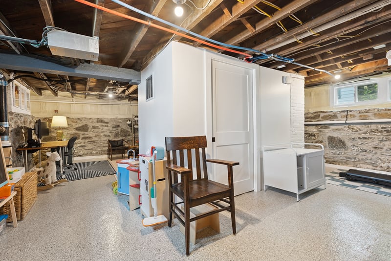 View of basement