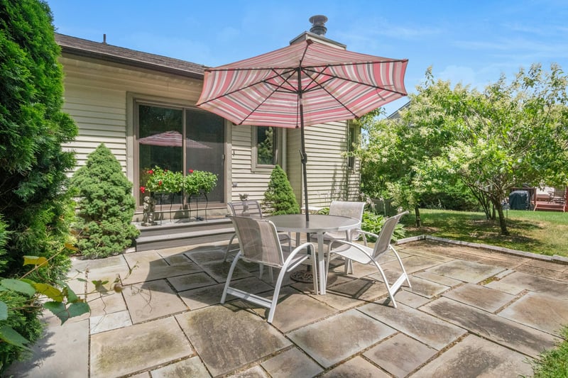 View of patio featuring outdoor dining space