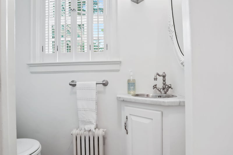 Powder Room off Kitchen