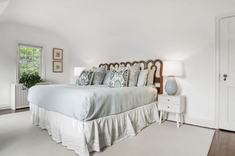 Fourth Bedroom with private access to back staircase