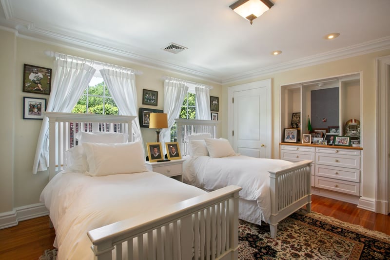 Second floor bedroom with two spacious closets and en-suite bath.