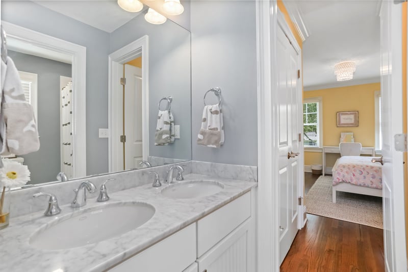 Jack and Jill bathroom