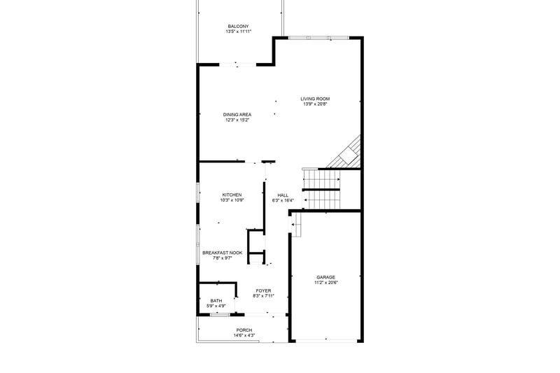 View of Main Floor room layout
