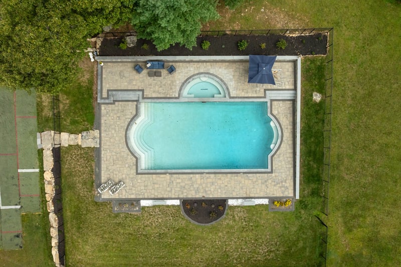 Aerial of Pool