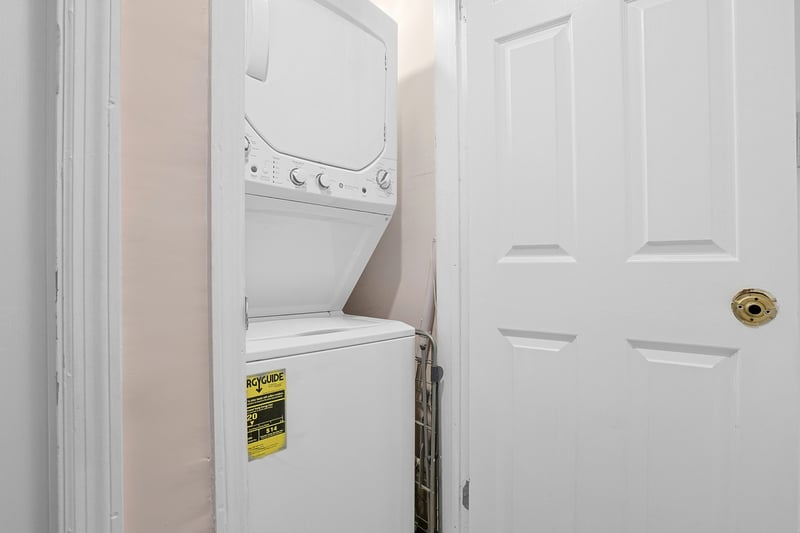 In Unit Washer/Dryer next to the bathroom!