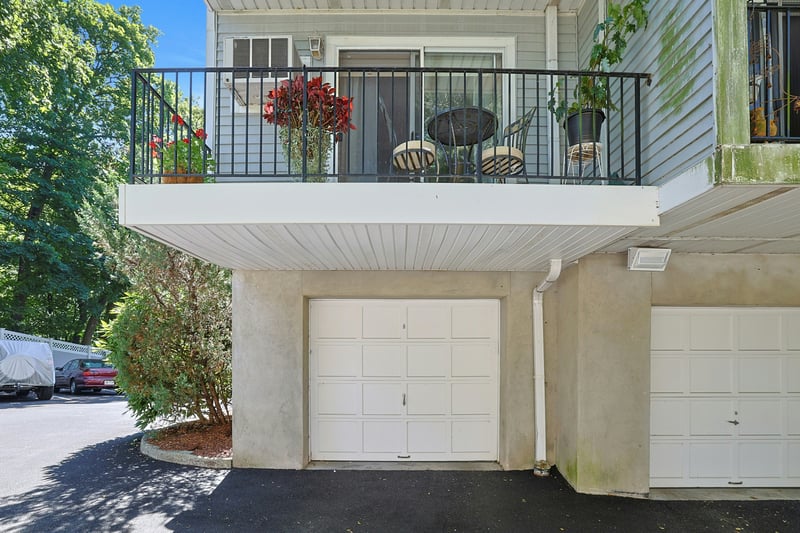 View of garage deeded to Unit #16