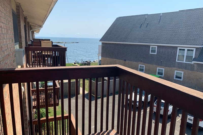 View from deck