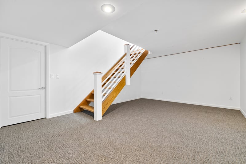 separate office/den in the lower level