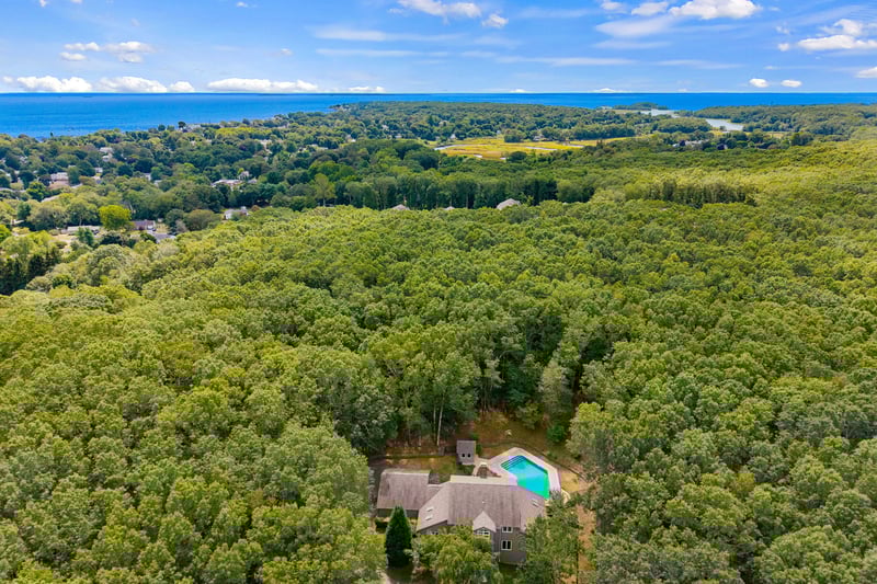 Your new home is tucked away in the woods but close to the shoreline village of Niantic 2 hours from Boston & NYC