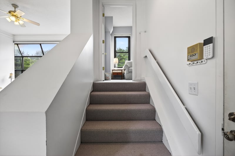 Few steps up to Bonus Living area, Can be used as an office or smaller bedroom with its own closet...