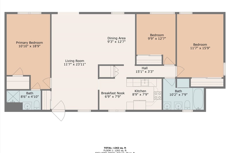 View of home floor plan