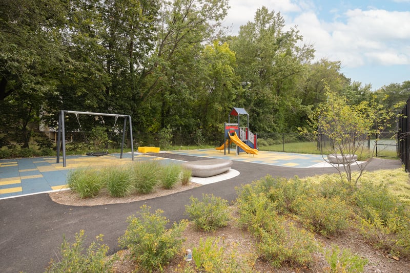View of community playground