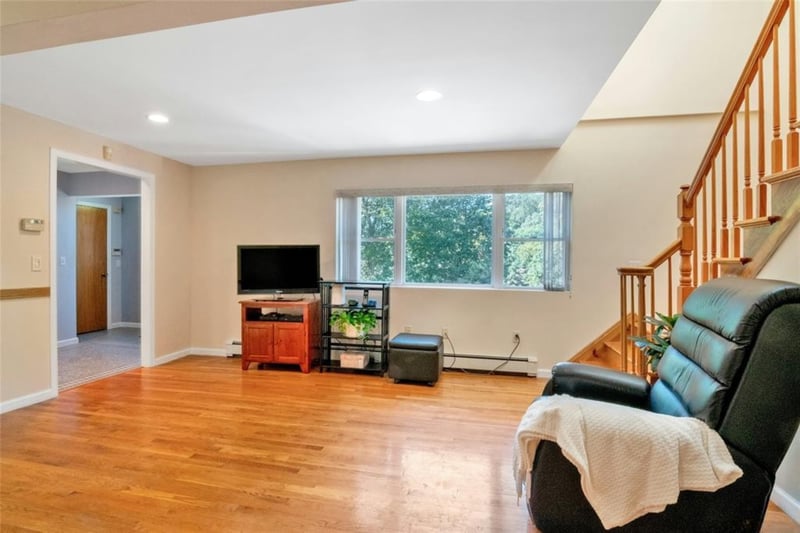 Actual View - Living Room view toward Entry Foyer