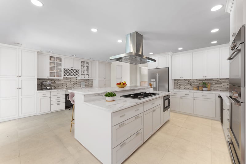 Virtually Staged Kitchen