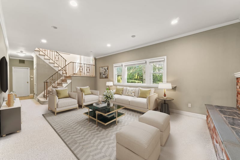 Virtually Staged Lower Level