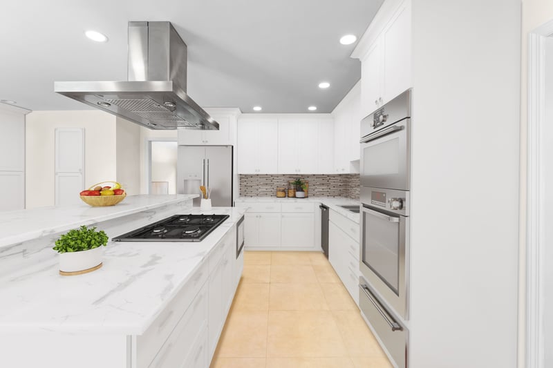 Virtually Staged Kitchen