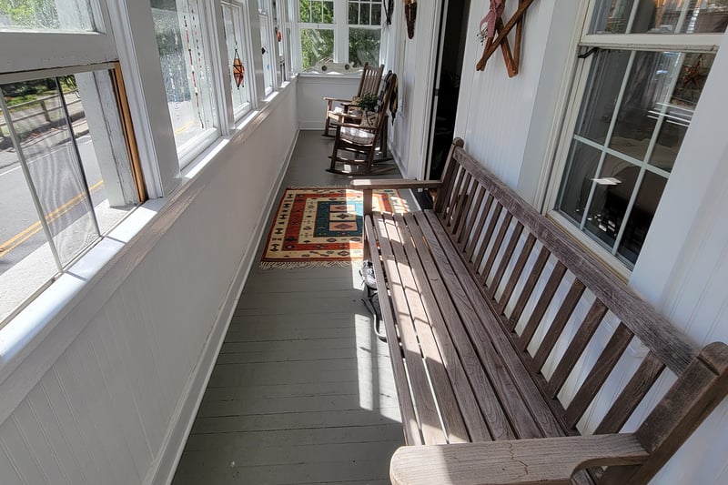Front porch for unit 1