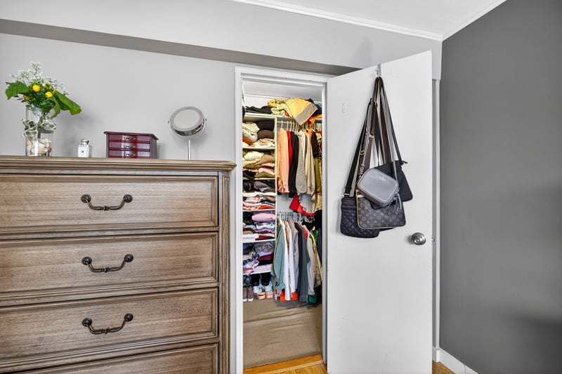 View of large walk in closet in Primary Bedroom