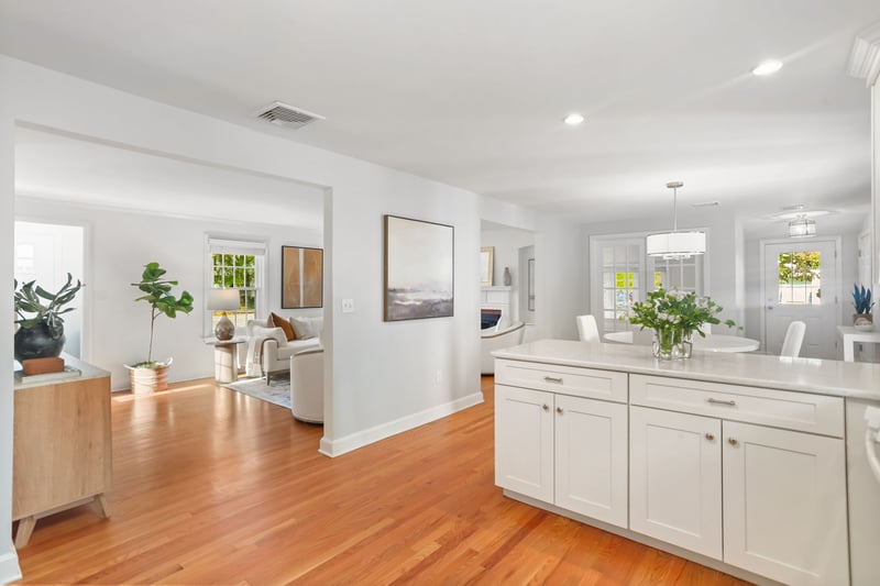 We love the open concept on main floor!