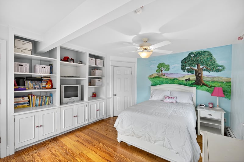 Bedroom #2 with beautiful built-ins